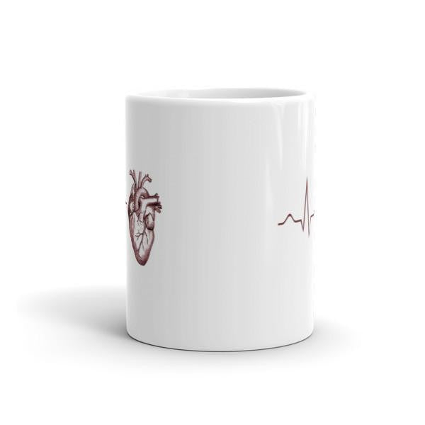 Anatomy Heart ECG Mug - Anomaly Creations & Designs