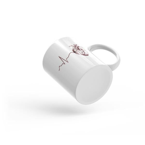 Anatomy Heart ECG Mug - Anomaly Creations & Designs
