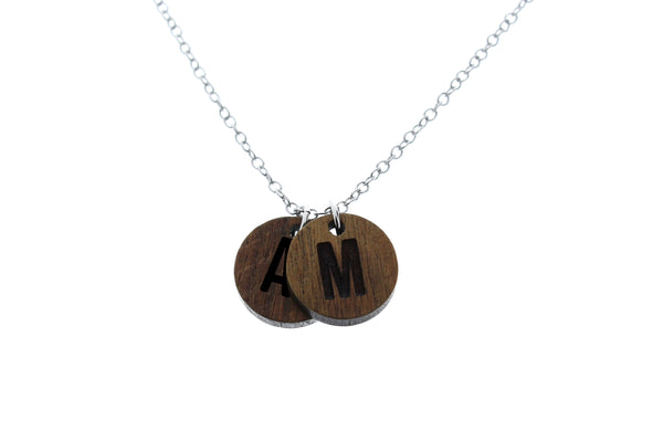 Personalized Wood Necklace