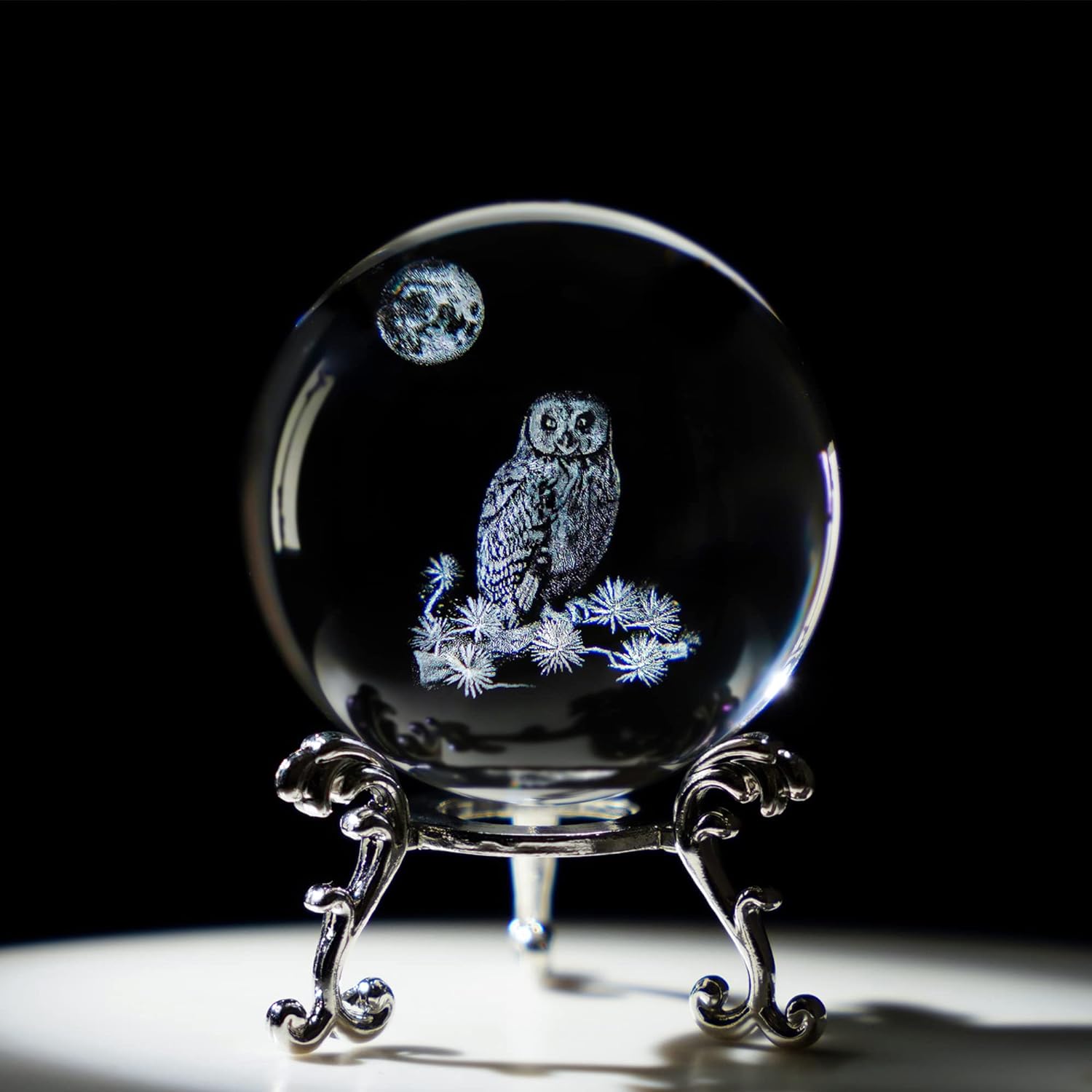 3D Crystal Ball Owl