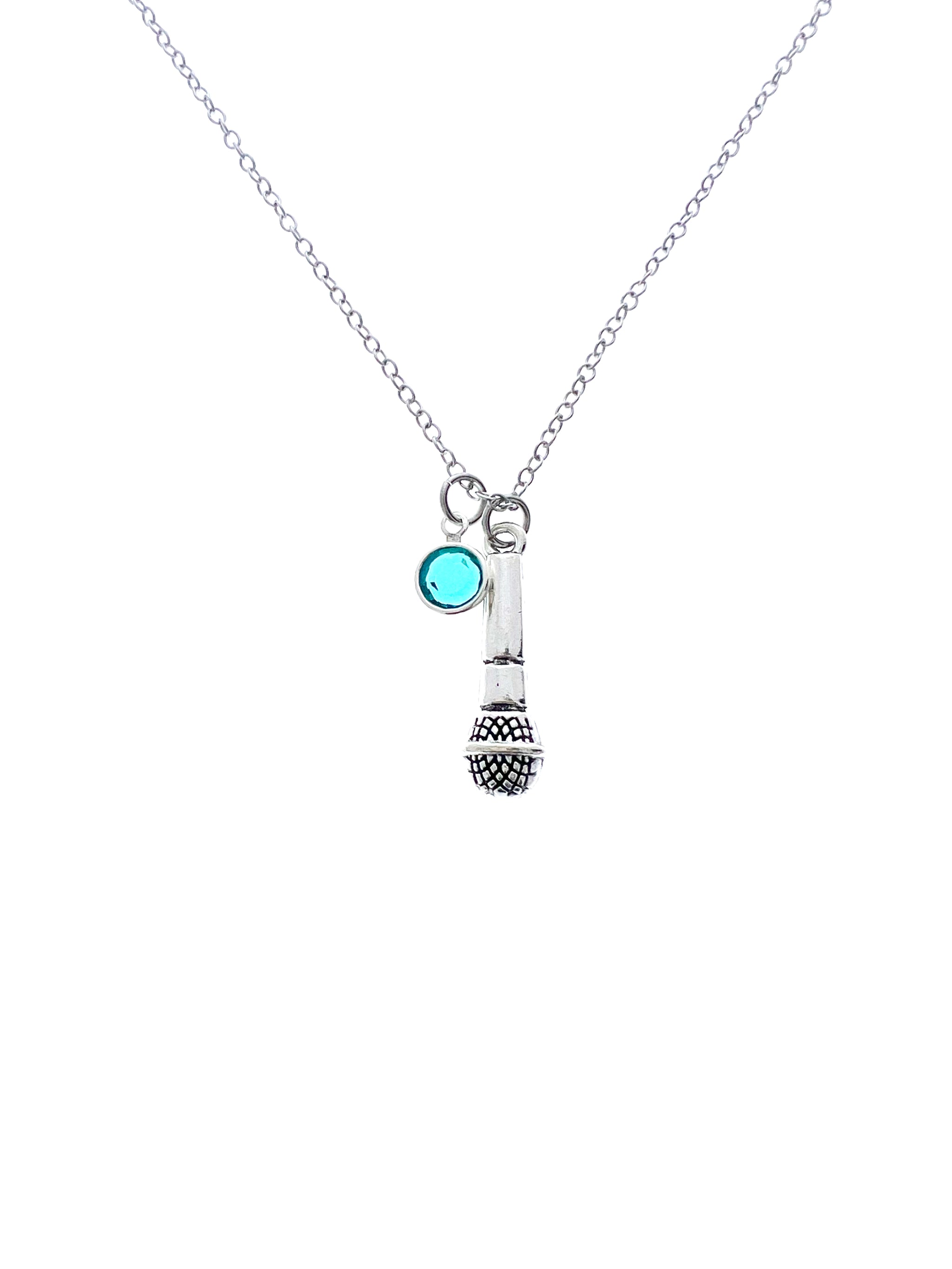  ORDER♡mic necklace Amazon.com: Iced Microphone Pendant 6mm 18