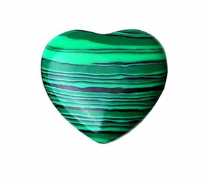 Malachite Heart Gemstone