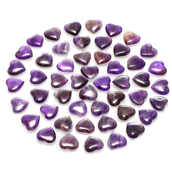 Amethyst Heart Gemstone