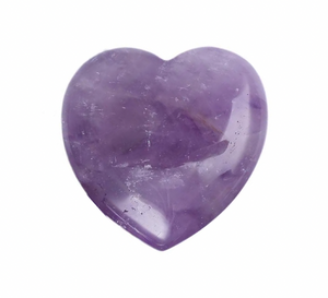 Amethyst Heart Gemstone