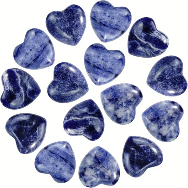 Sodalite Heart Gemstone