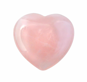 Rose Quartz Heart Gemstone