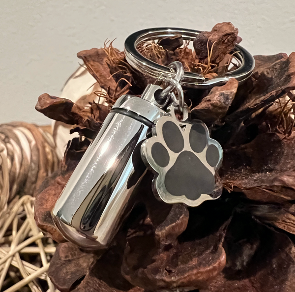 Cremation Pet Urn Keychain