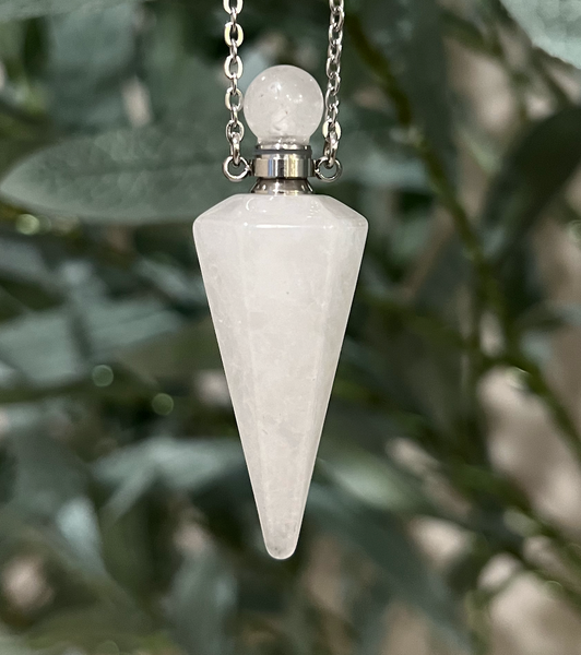 Clear Quartz Cremation Necklace