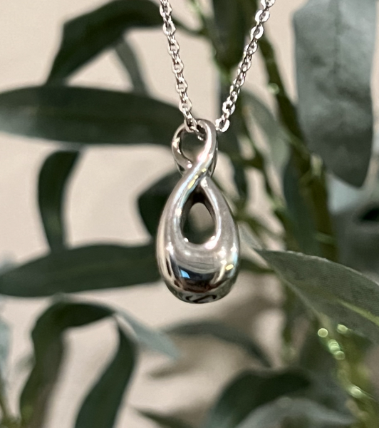 Cremation Infinity Urn Necklace