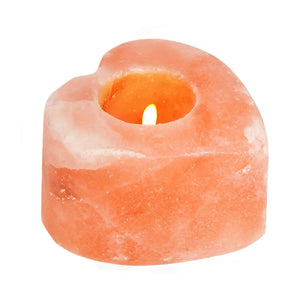 Himalayan Salt Heart Shaped Candle Holder