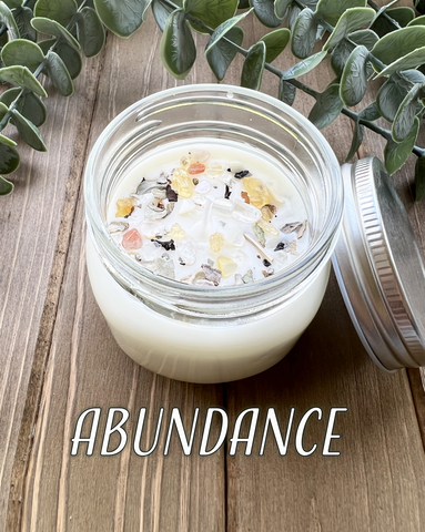 Abundance Intention Candle