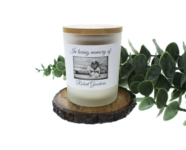 Memorial Photo Candle (personalize)