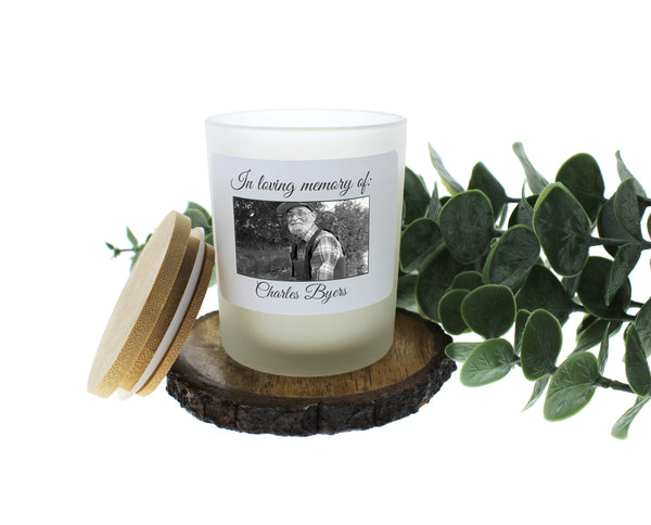 Memorial Photo Candle (personalize)