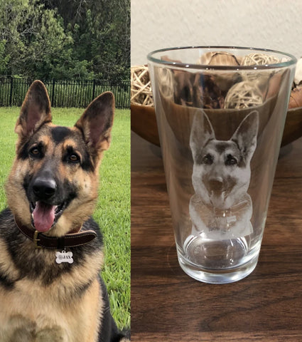 Pet Photograph Glass