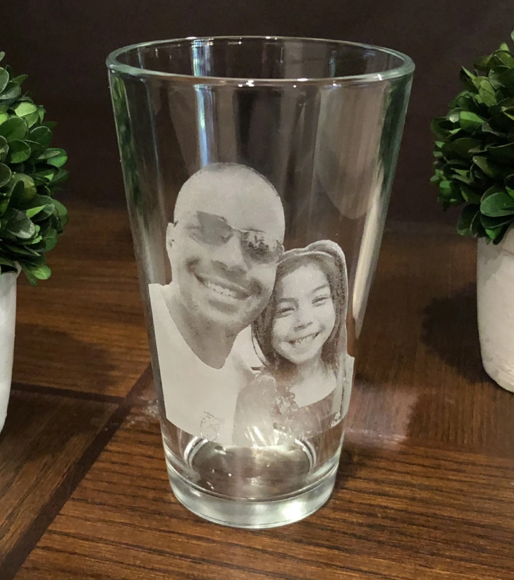 Photograph Engraved Glass