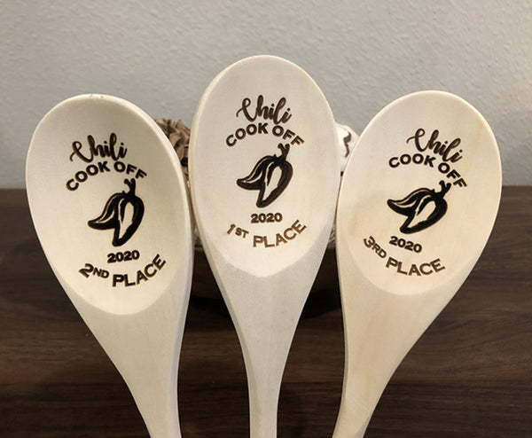 Chili Cook Off Wooden Spoon (customize)