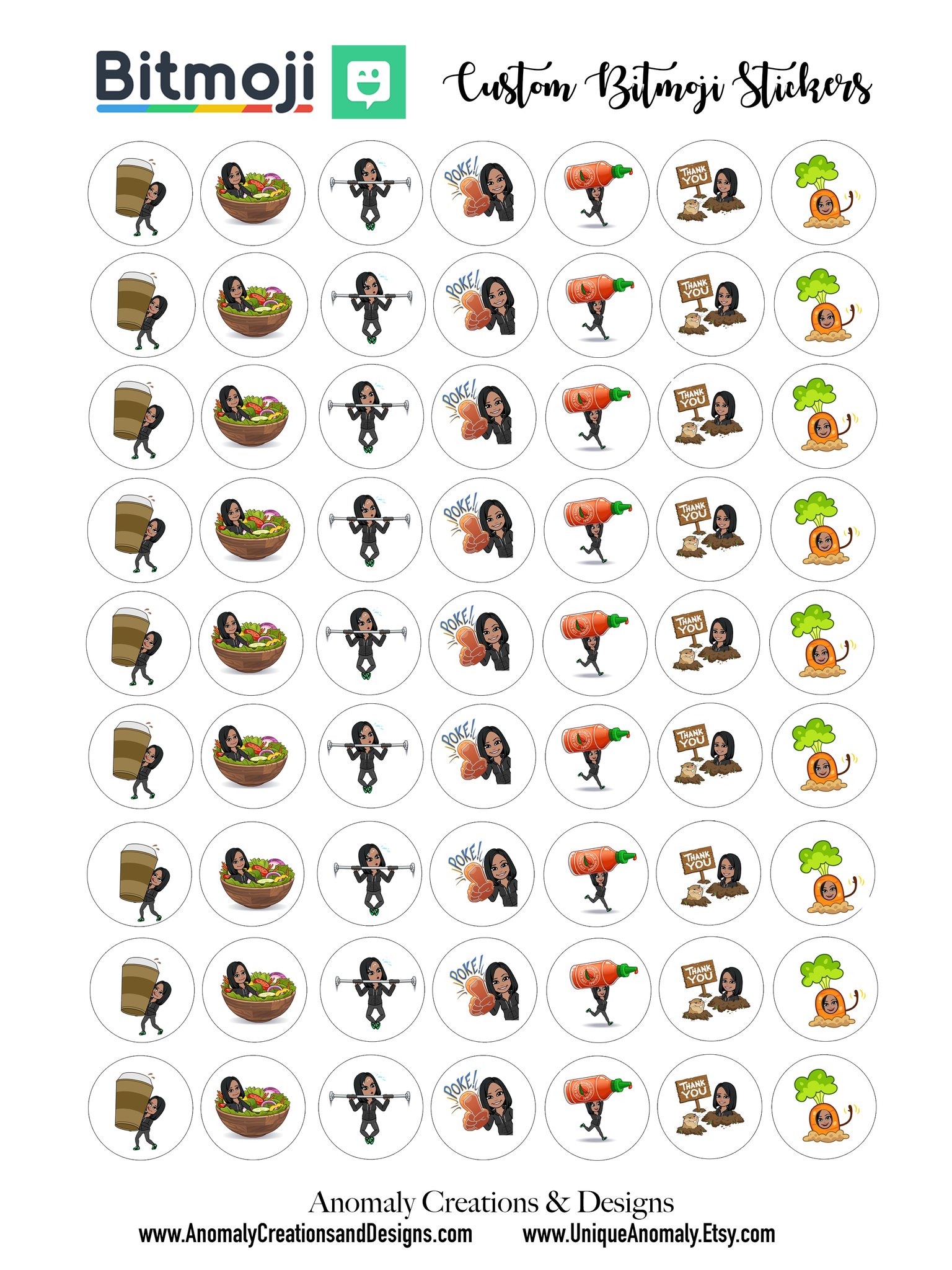 Bitmoji Stickers