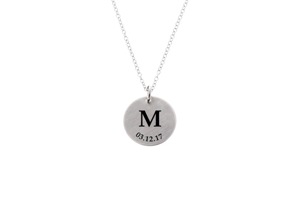 Wedding - Initials Necklace