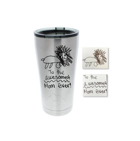 Handwriting Stainless Steel Tumbler