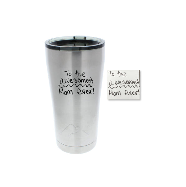 Handwriting Stainless Steel Tumbler