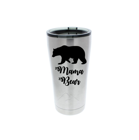 mama bear stainless steel tumbler