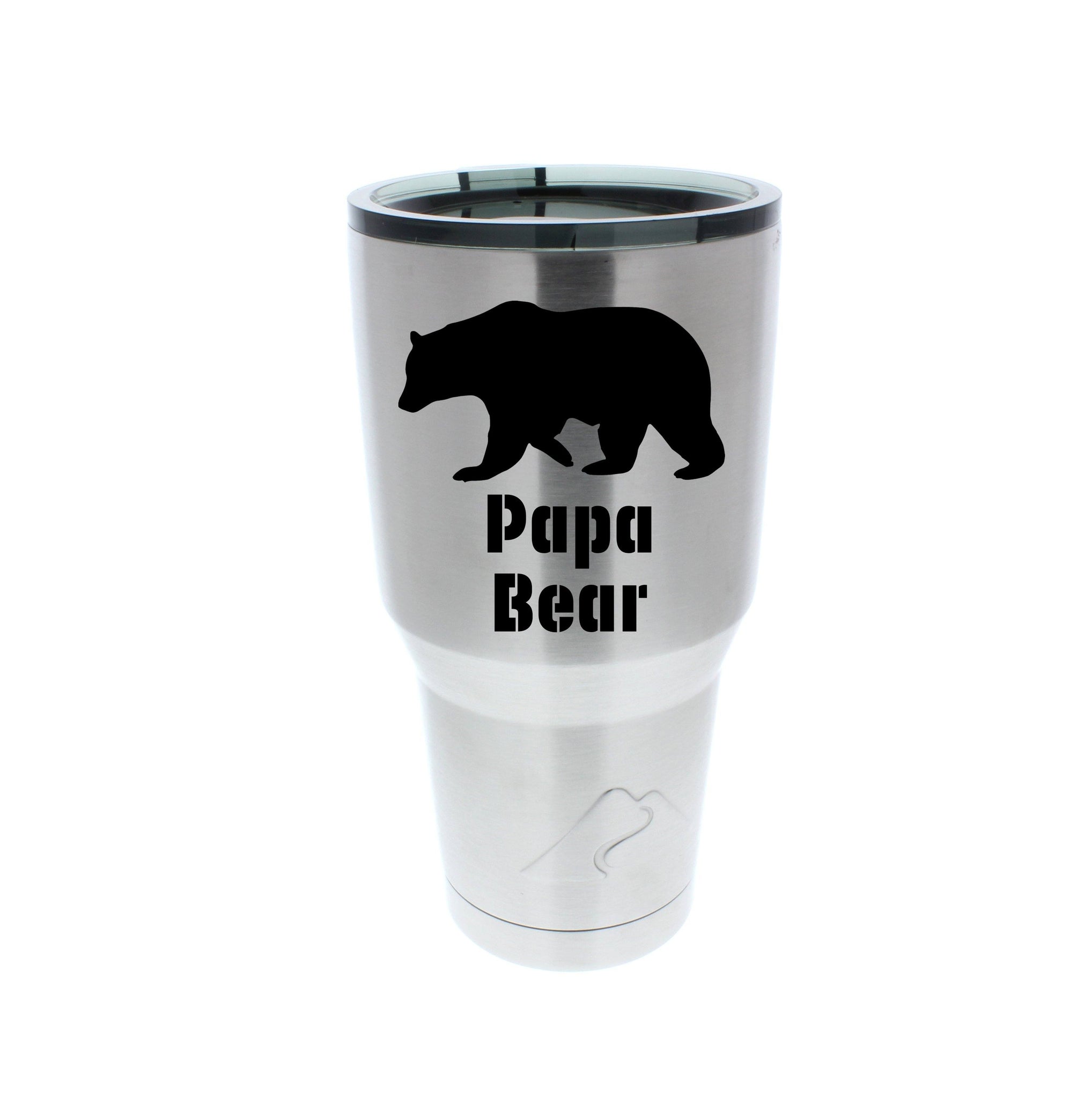 Papa Bear Stainless Steel Tumbler – Anomaly Creations Designs,
