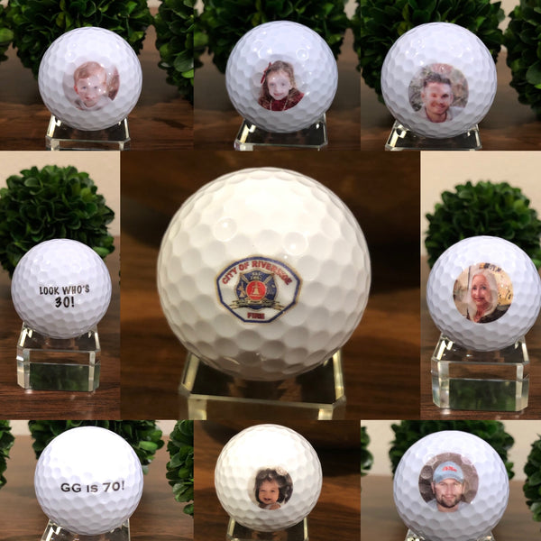3 Custom Golf Balls