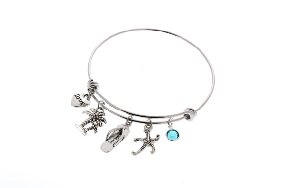 Beach Bangle Bracelet - Anomaly Creations & Designs