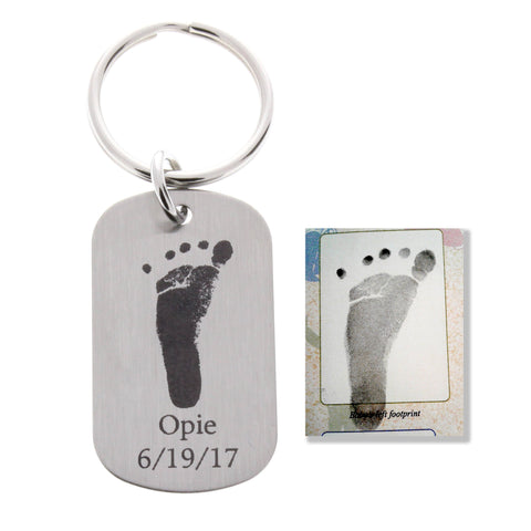 Baby Footprints Keychain - Customize