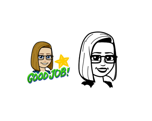 Custom Bitmoji Vinyl Decal
