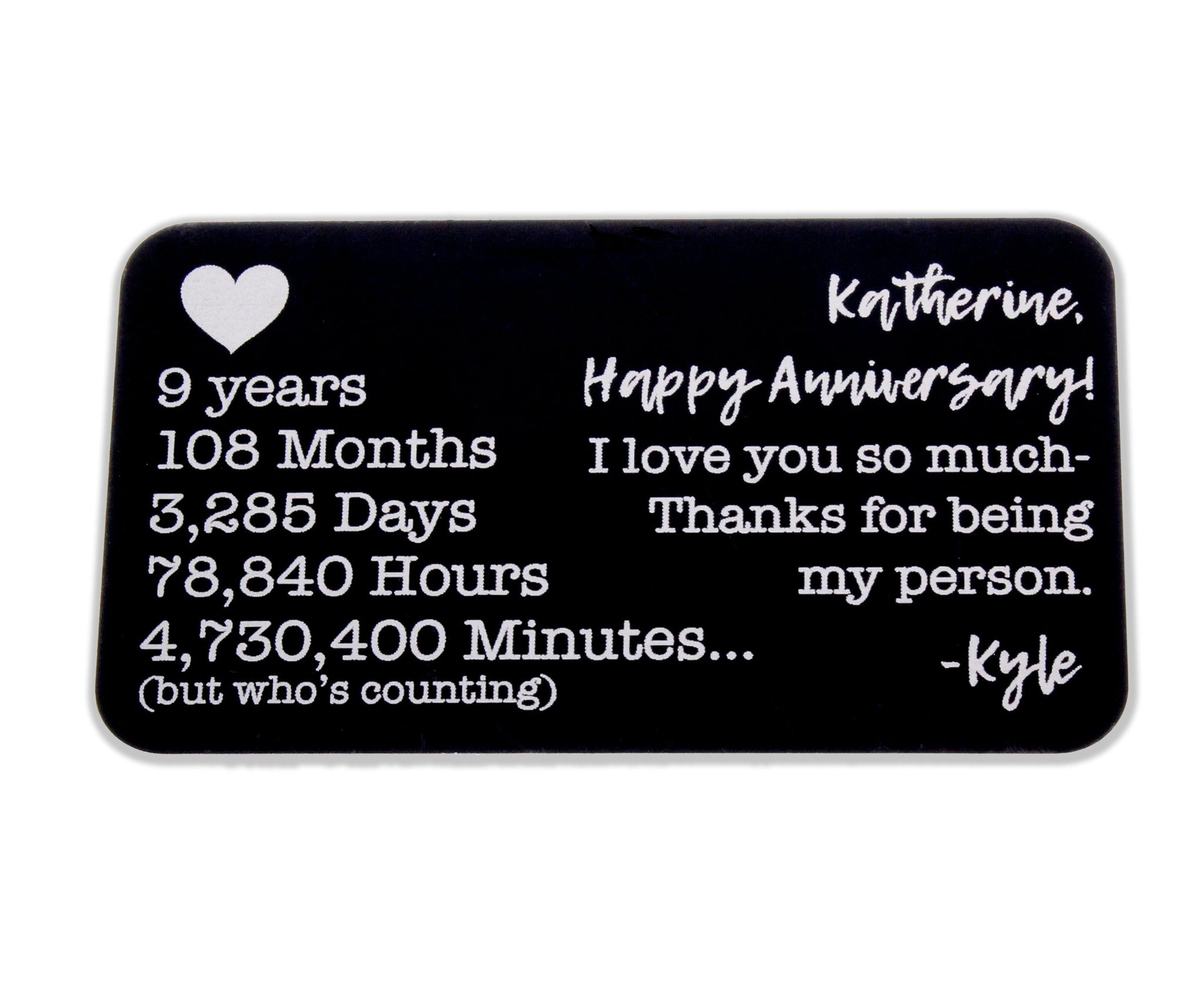 Wallet Insert Card - Customize