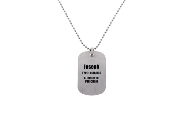 Medical Alert Necklace (Customize)