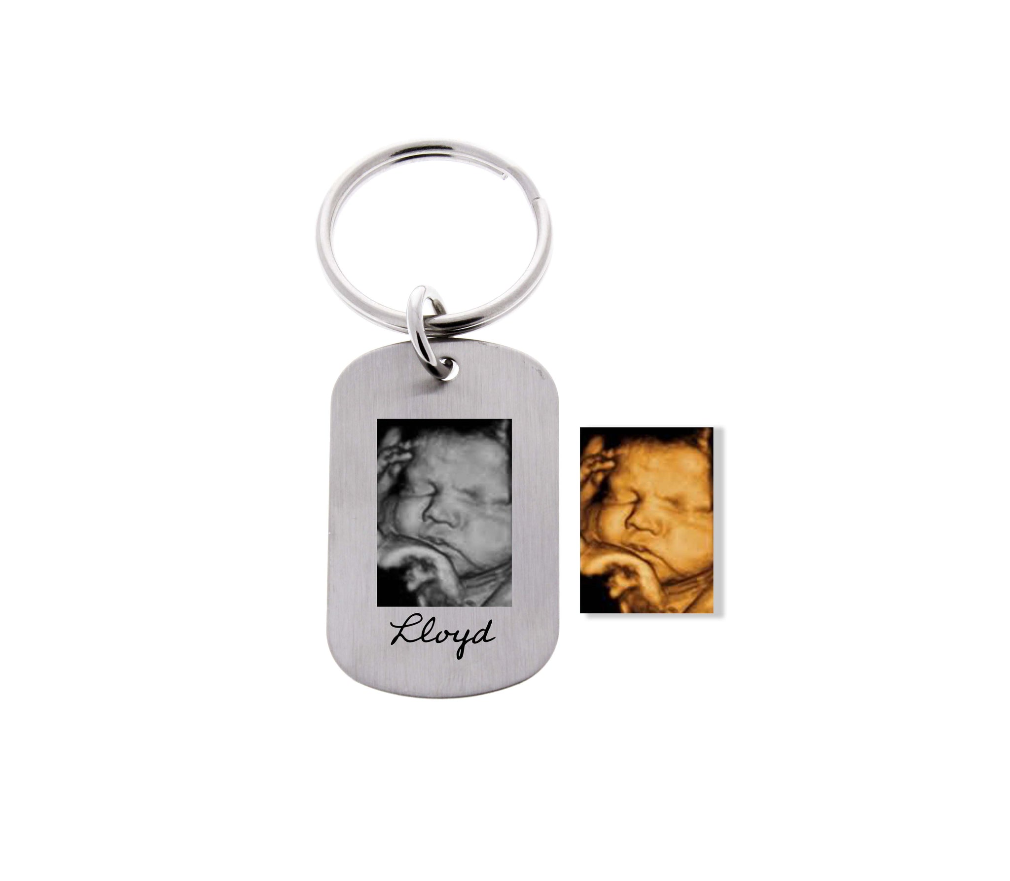 Sonogram keychain for dad top