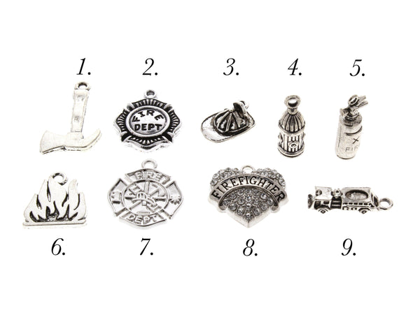 Firefighter Bangle Bracelet