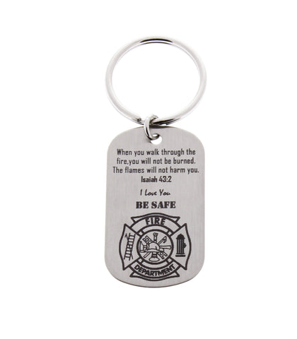 Firefighter Keychain