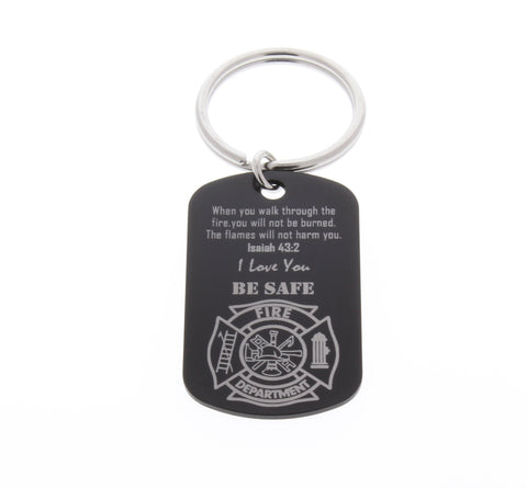 Firefighter Keychain