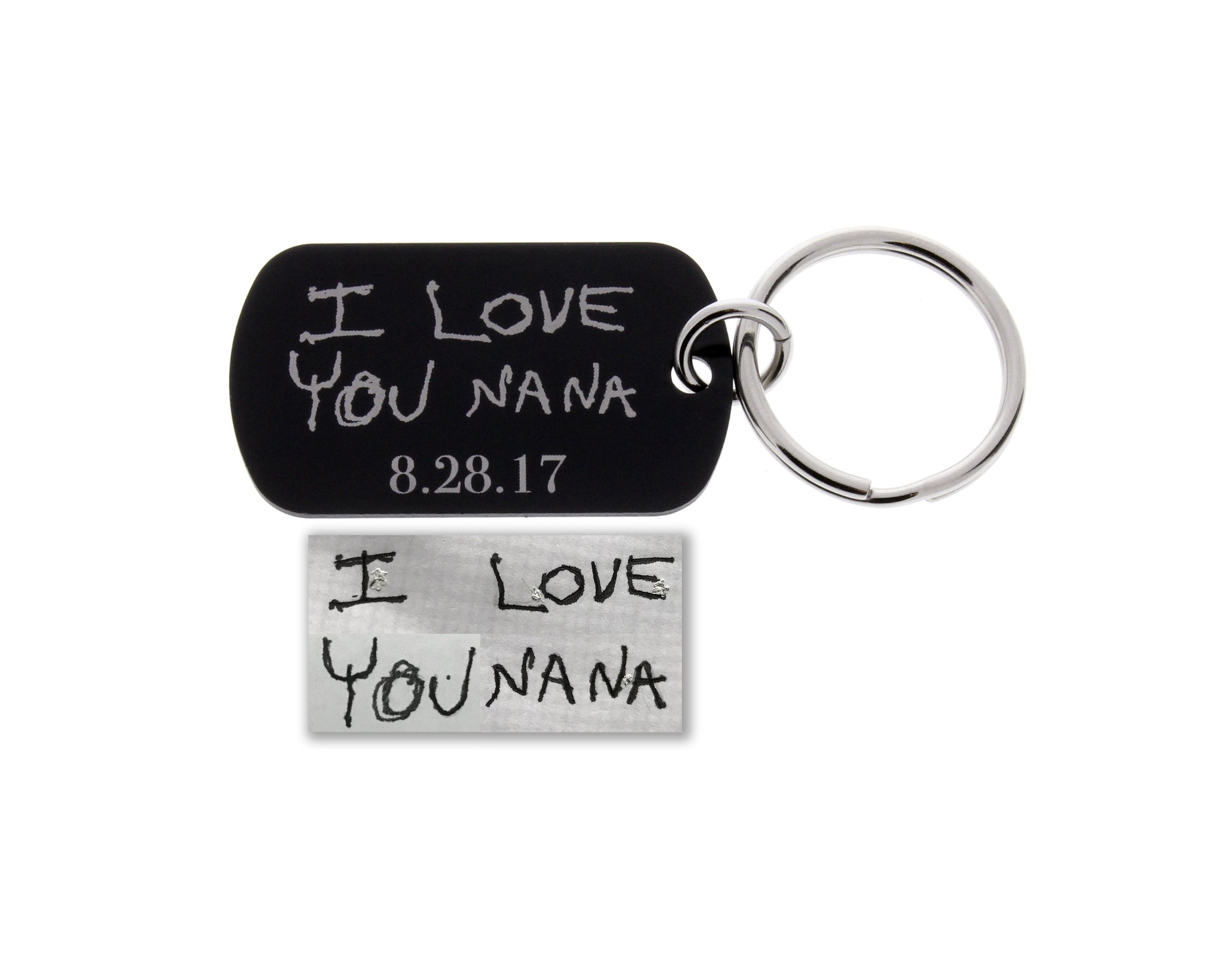 Handwriting Keychain