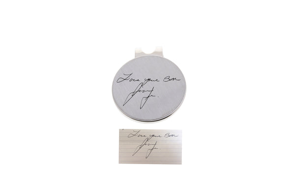 Custom Golf Ball Marker- Handwriting