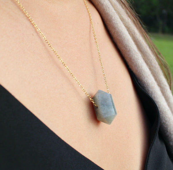 Labradorite  gemstone necklace