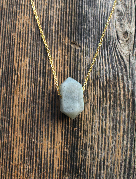 Labradorite  gemstone necklace