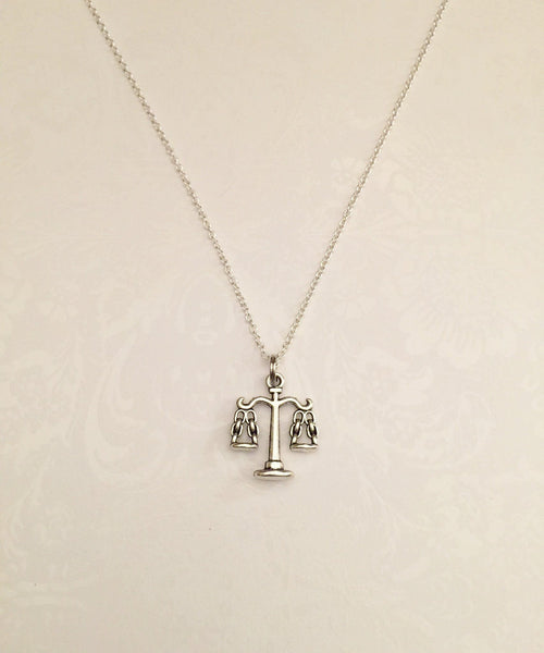 Scales of Justice Necklace - Anomaly Creations & Designs