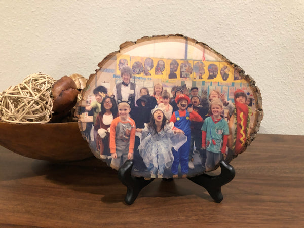 Wood Plaque Photo- Teacher Gifts