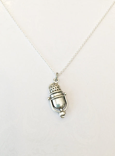 Microphone Necklace - Anomaly Creations & Designs
 - 1