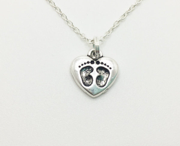 Baby Foot Prints Necklace - Anomaly Creations & Designs