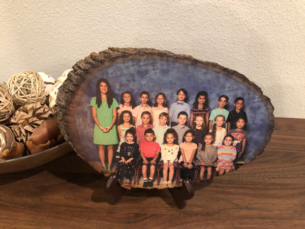 Wood Plaque Photo- Teacher Gifts