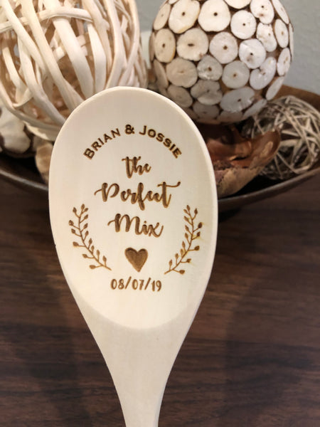 The Perfect Mix - Personalized Wood Spoon