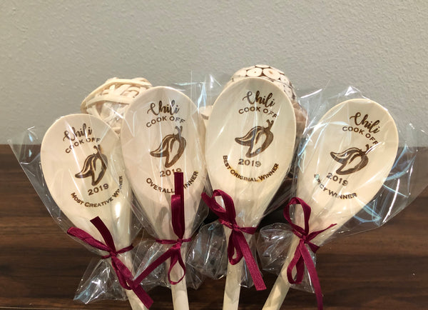 Chili Cook Off Wooden Spoon (customize)