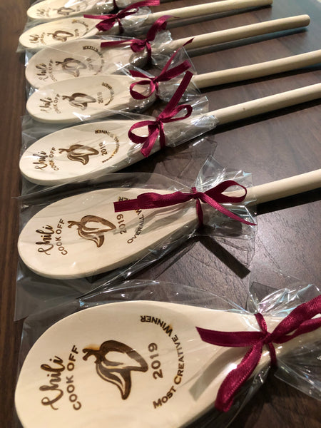 Chili Cook Off Wooden Spoon (customize)