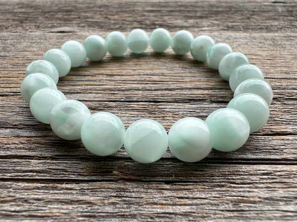 Genuine Green Moonstone Bracelet