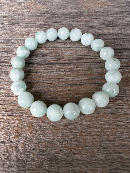 Genuine Green Moonstone Bracelet